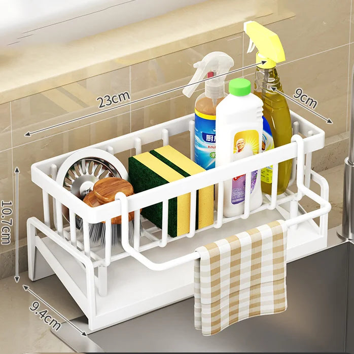 Kitchen Shelf Rag Storage